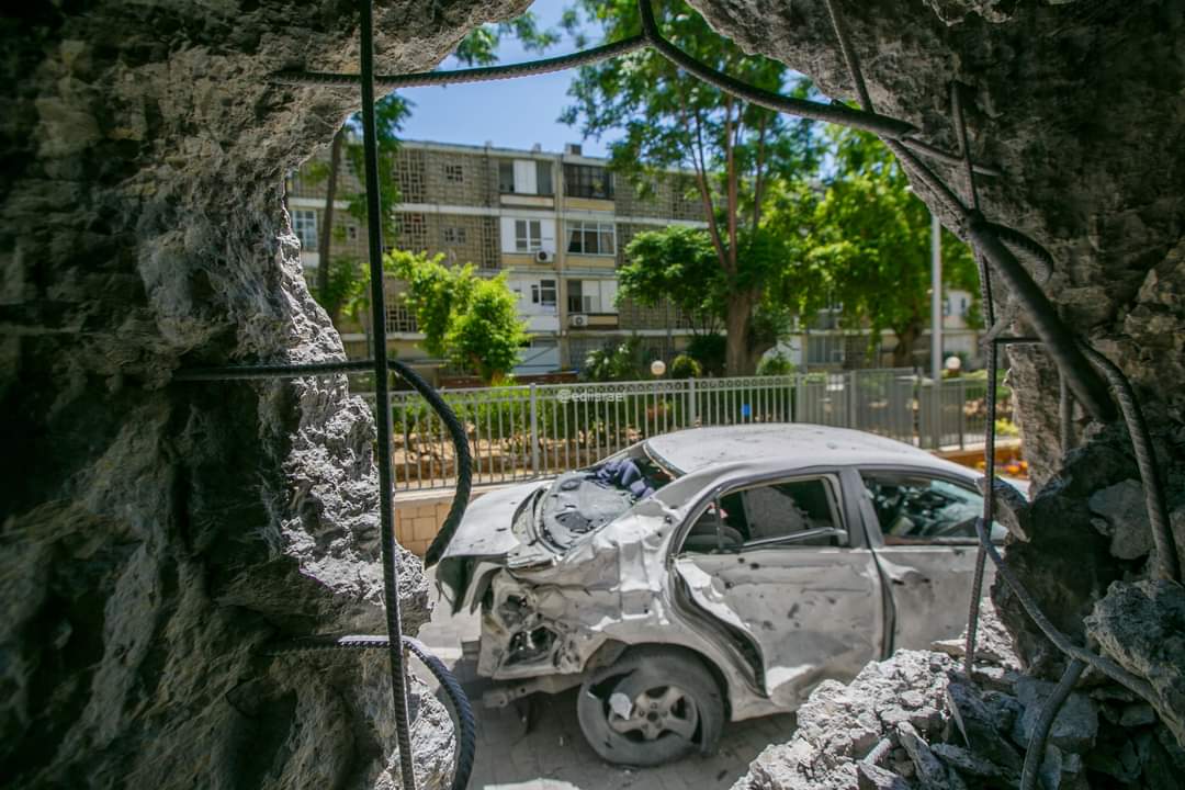 נזק עצום לרכוש בעקבות ירי הרקטות | צילום: אדי ישראל