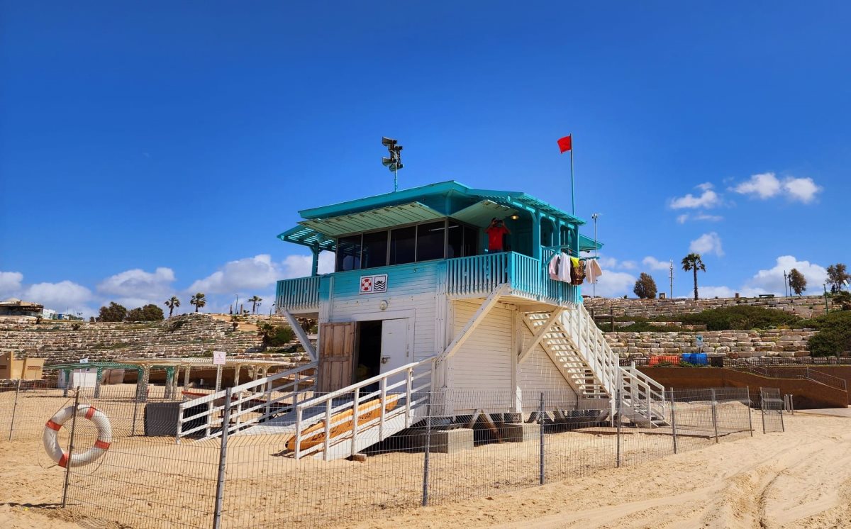 חוף בר כוכבא באשקלון| צילום: דוברות העירייה