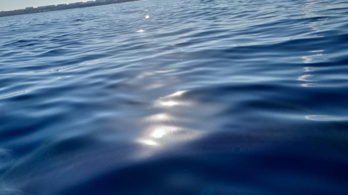 כתם שמן בים | צילום: דוברות המשרד להגנת הסביבה