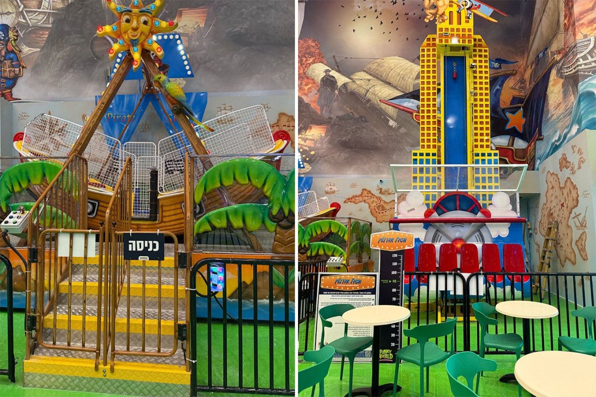   מתקני לונה פארק | קרדיט צילום: דויד גולדשטיין