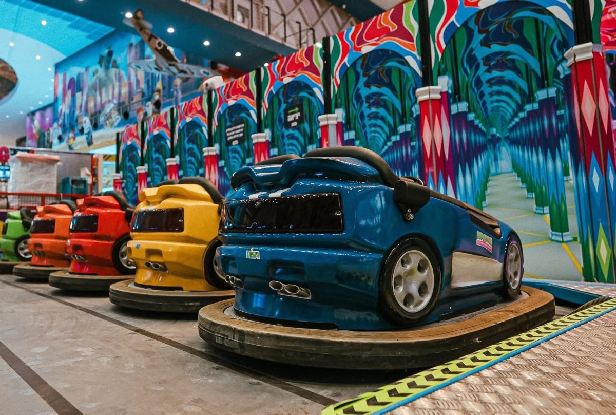   מתחם מכוניות מתנגשות | קרדיט צילום: דויד גולדשטיין