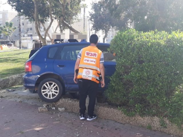 התאונה ברחוב שני אליהו| צילום: איחוד הצלה סניף אשקלון 