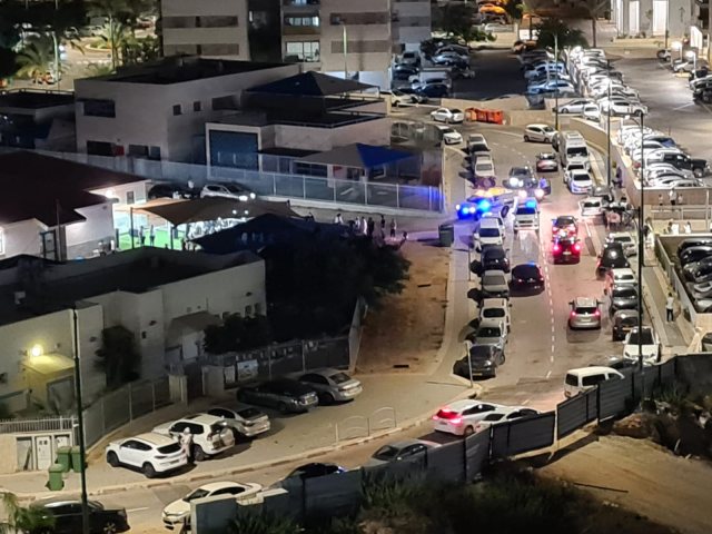 פיזור התקהלות בברנע | צילום: מערכת אשקלונים