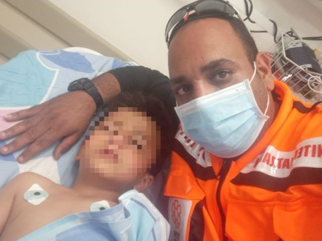 מורי ונאור בביה"ח | צילום: באדיבות המשפחה