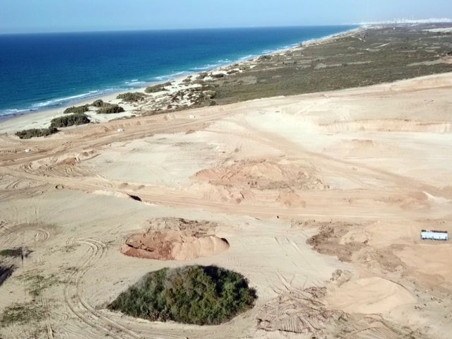 המיקום בו יקום פארק הגולף | צילום: דוברות העירייה