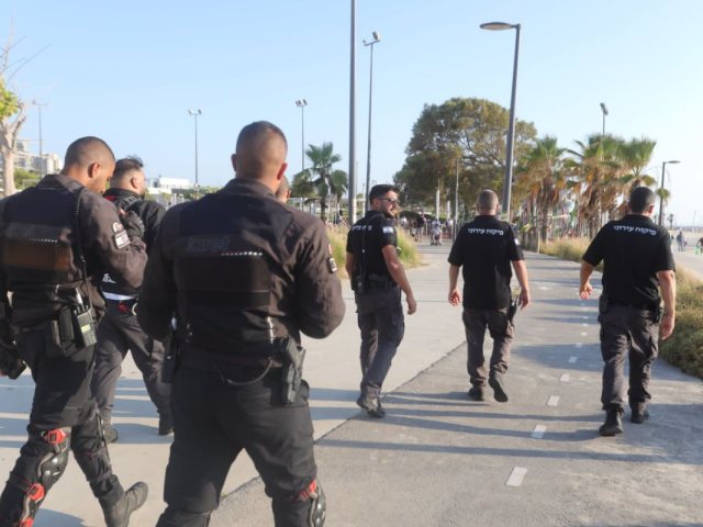 היערכות ביטחונית באשקלון| צילום: אלדד עובדיה