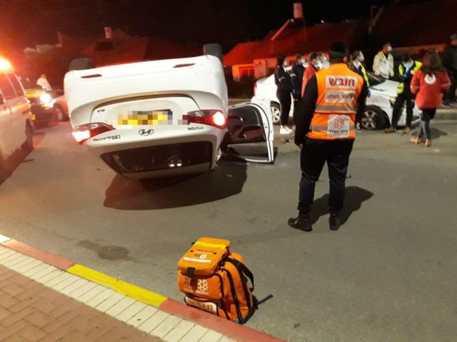 התאונה הערב | צילום: דוברות 'איחוד הצלה'
