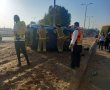 בפאתי רובע ז': הרכב התהפך, הנהג ניצל בנס