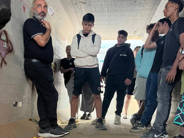 תלמידי מקיף ב' בסיור בעוטף