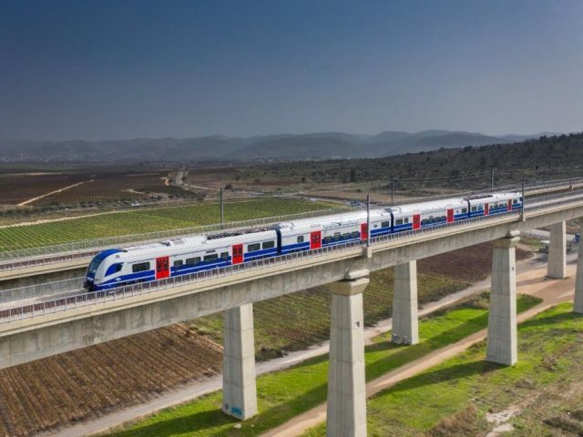 הרכבת החשמלית באשקלון | צילום: רכבת ישראל