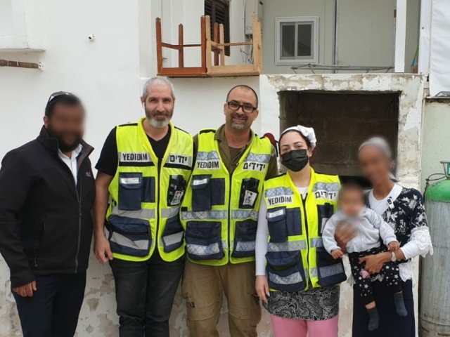 החילוץ הבוקר | צילום: דוברות "ידידים"