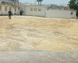השטח הוכשר: הכנות למעמד ההדלקה הענק בראשות האדמו"ר מויזניץ שליט"א
