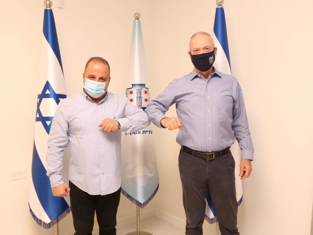 שר החינוך וראש העיר | צילום: דוברות עיריית אשקלון