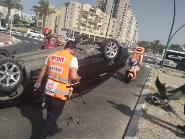 מקום התאונה | צילום: דוברות 'איחוד הצלה'