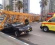 המנוף של החברה מאשקלון קרס בבת ים