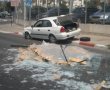 נס שברירי: משטח זכוכית כמעט ומחץ רכב