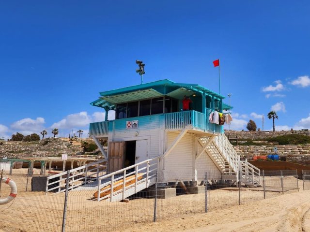 חוף בר כוכבא באשקלון| צילום: דוברות העירייה