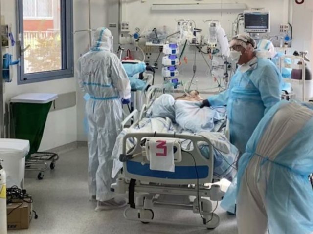 חולה קורונה בברזילי | צילום: מורן ניסים, תיעוד רפואי "ברזילי"