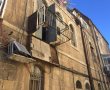 מרפסת קרסה ברחוב אגרון: שני פצועים במצב קל עד בינוני 