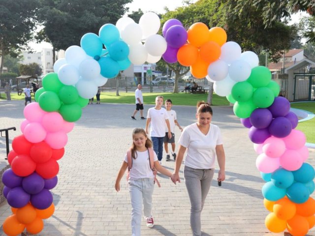 פותחים את שנת הלימודים באשקלון | צילום: אלדד עובדיה