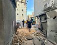 הנזק מהירי באשקלון | צילום: דוברות עיריית אשקלון