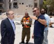 שגריר האיחוד האירופי ביקר באתר הנפילה בעיר: "אין הצדקה לפגיעה באזרחים חפים מפשע"