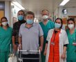 דניאל קופף (צילום: דו"צ) רגע מרגש בשערי צדק: שוחרר לאחר 56 ימי אשפוז במחלקת קורונה וחודש שהיה מורדם ומונשם