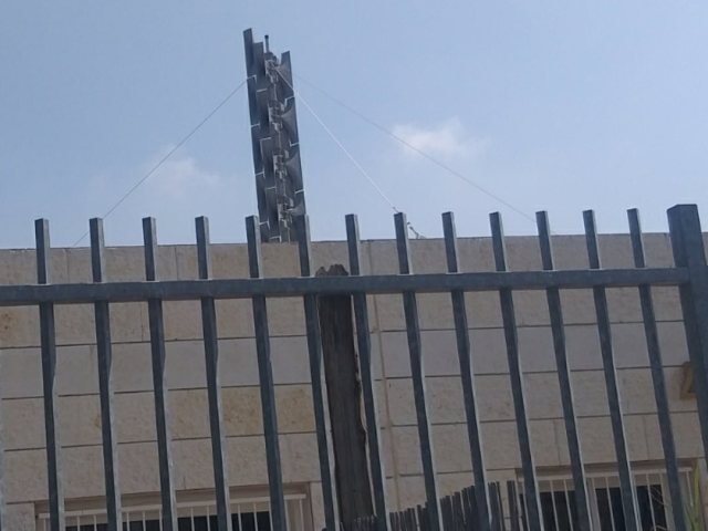 הצופר שהוצב בגן | צילום: מערכת אשקלונים