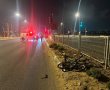 תאונה קשה: נער שרכב על אופניים חשמליים נפגע מרכב סמוך למחלף עד הלום