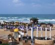 מתרחצים פונו מחוף הים של ראשון לציון-נפתחו מקלטים ציבוריים