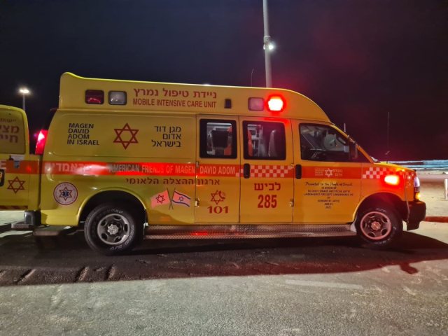 טביעה בחוף הלילה | צילום: מד"א