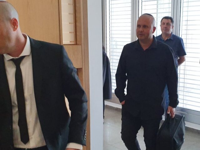 איתמר שמעוני בבית המשפט | צילום: אתר אשקלונים